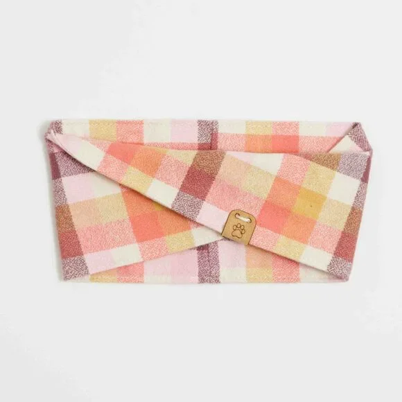 XS Flannel Dog Bandana Infinity Scarf for small dogs - Picture 11 of 13